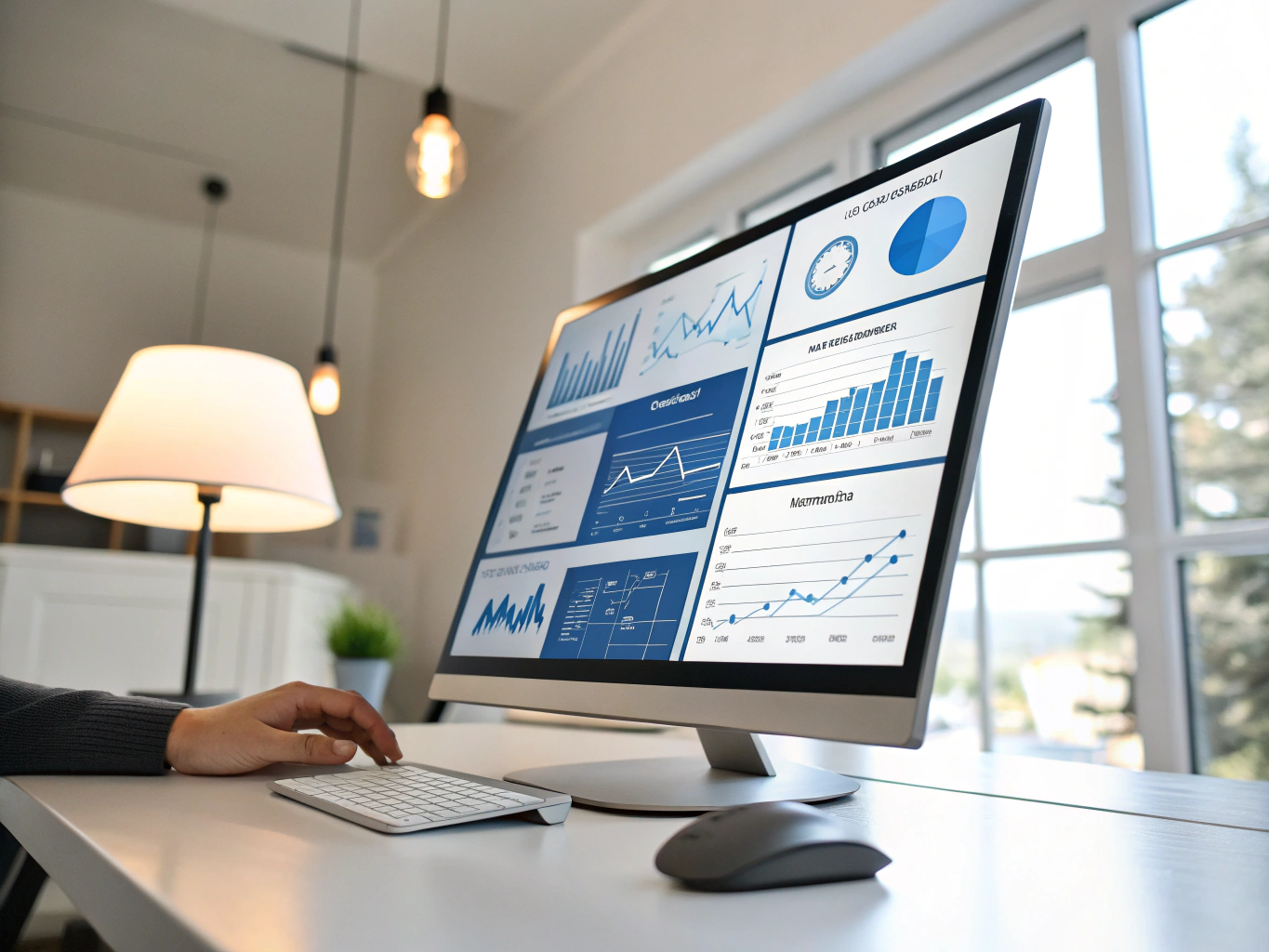 Widok raportów i danych finansowych klienta